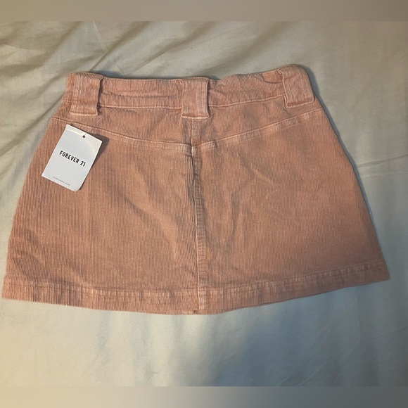 NWT PINK DENIM FOREVER 21 MICRO MINI SKIRT-SMALL - Picture 4 of 5